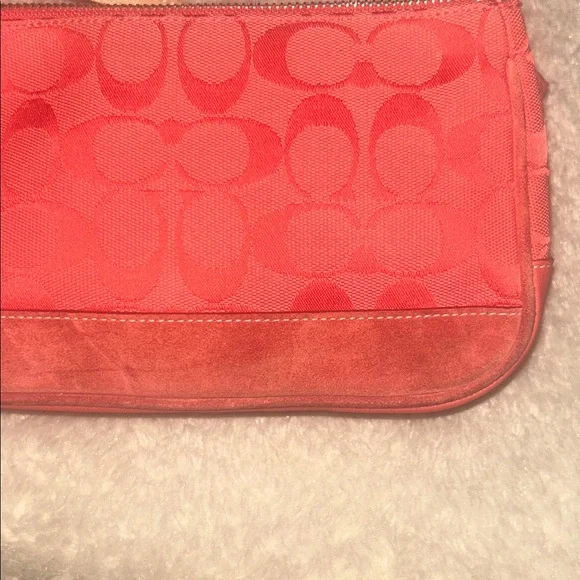 Coach Demi in Red Signature Canvas and Leather - Picture 10 of 15